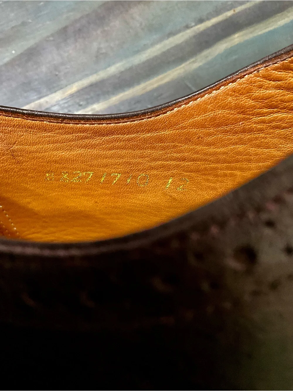 Beckett Simonon Men's Patina Wingtip Brogues Men’s Shoes Size US12